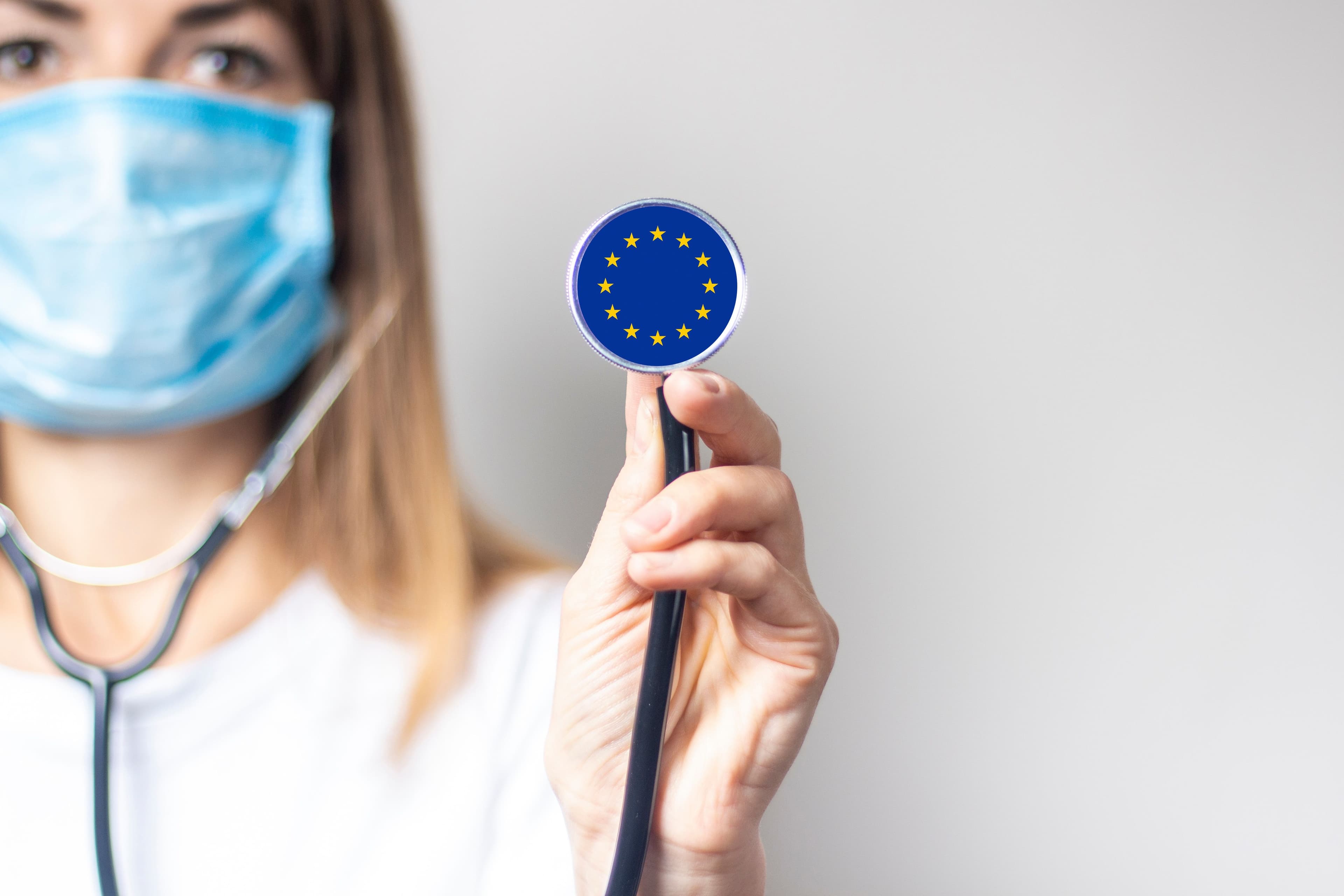 EU flag on stethoscope | Image credit: Alex - stock.adobe.com