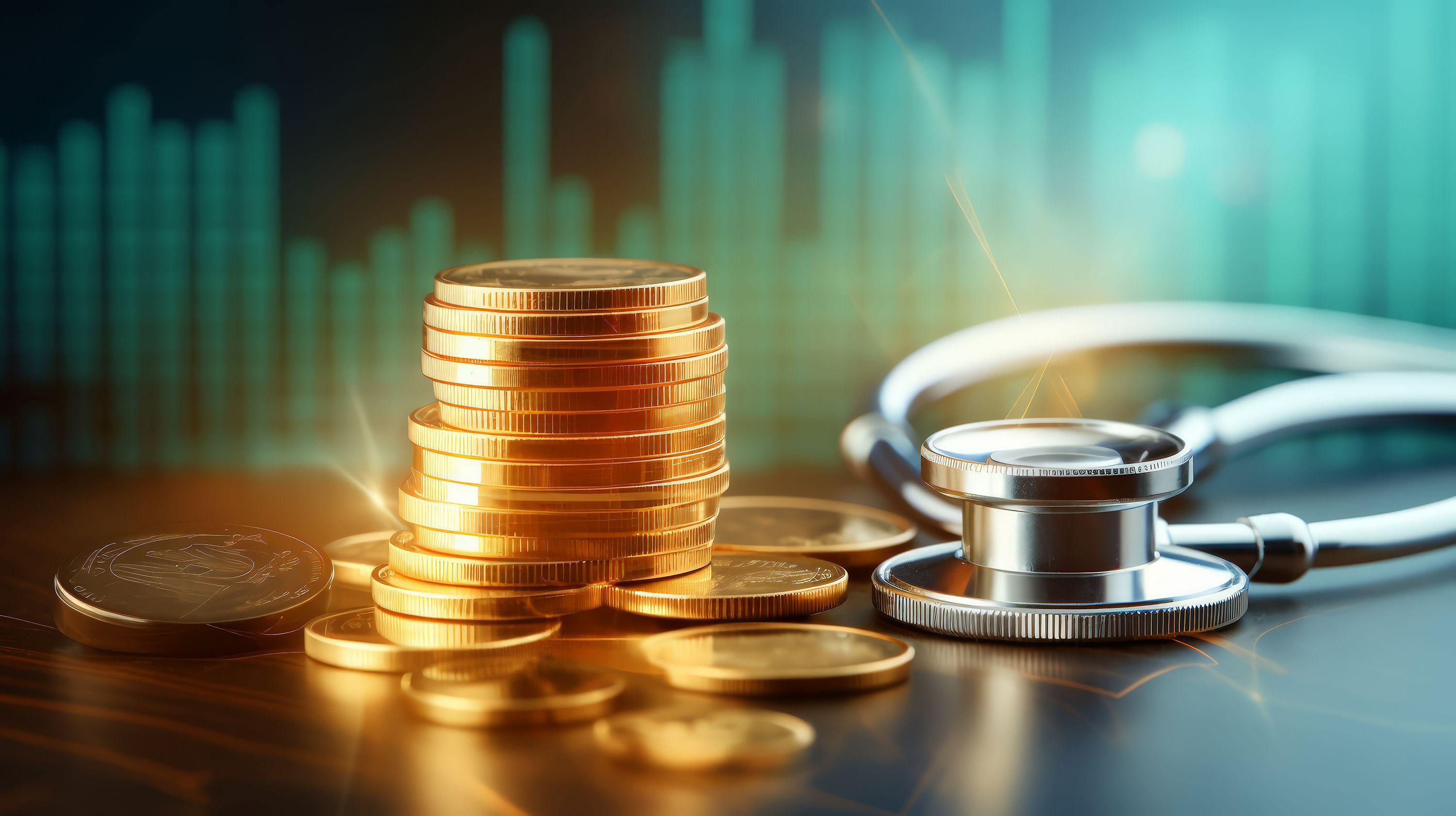 AI generated image depicting healthcare inflation | Image credit: Nitcharee - stock.adobe.com